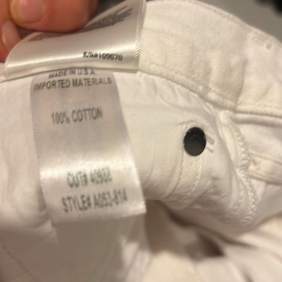 White AGOLDE jeans NWOT - Picture 5 of 5